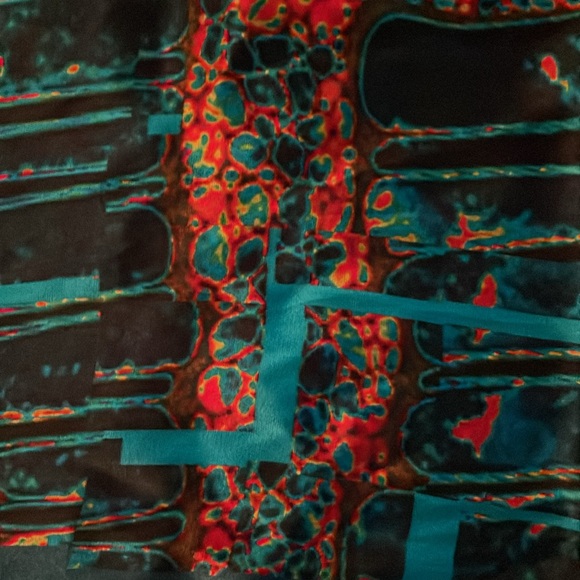 Original art to wear SCARF by female artist - Picture 3 of 4